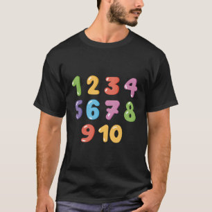 Fun Math Learning Bildung farbenfrohe Mathematikza T-Shirt
