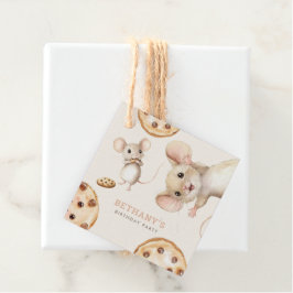 Fun Mäuse Cookies Jegliche Geburtstagsparty dank Geschenkanhänger