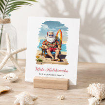 Fun Mele Kalikimaka Weihnachtskarte