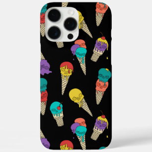Fun Melty Summer Goth Skull Ice Schmuck schwarz iPhone 16 Pro Max Hülle