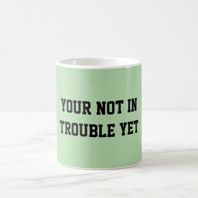 Fun Mint Green Sarcastic quote for teachers Kaffeetasse (Mittel)