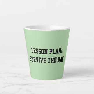 Fun Mint Green Sarcastic quote for teachers Small Milchtasse