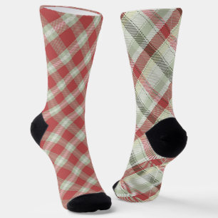 Fun Mismatch Odd Christmas Kariert Socken