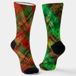 Fun Mismatch Odd Sox Weihnachtsmuster Kariert Socken