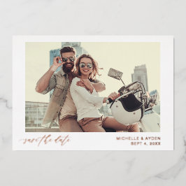 Fun Mod Instant Foto Save the Date Folieneinladung