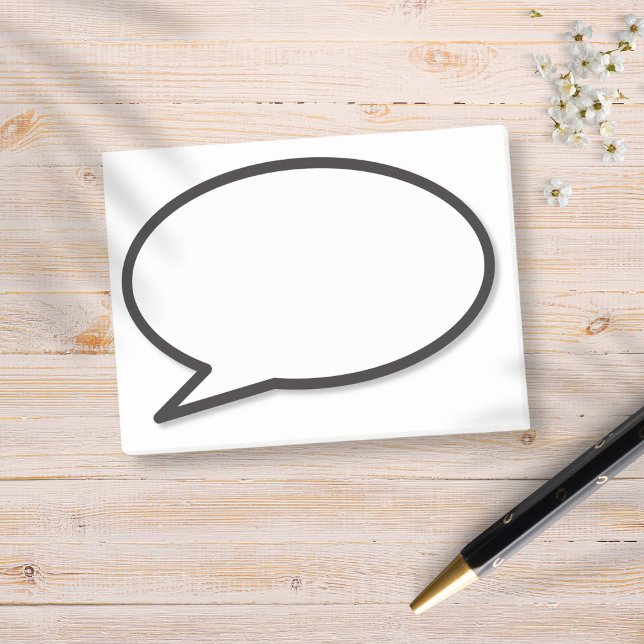 Fun Modern Comic Book Speech Bubble Post-it Klebezettel (Von Creator hochgeladen)