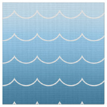 Fun Modern Wave Muster Blaue Gradient
