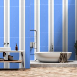 Fun Moderne, helle blaue, hellgraue Streifen Tapete