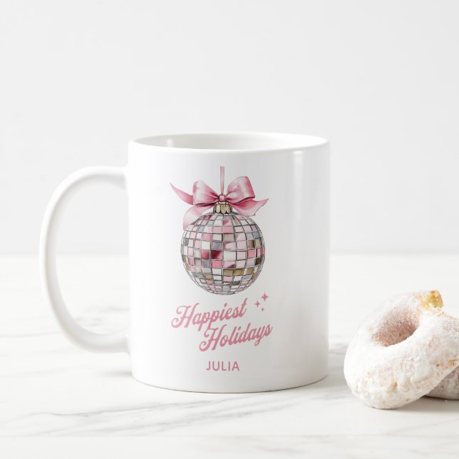 Fun Moderne rosa Wasserwelt Sasso San Gottardo Kaffeetasse (Mit Donut)