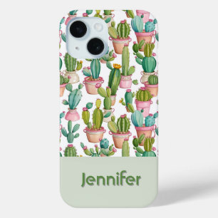 Fun monogramm heller Kakti Case-Mate iPhone Hülle