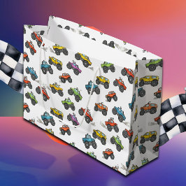 Fun Monster Trucks Birthday Große Geschenktüte