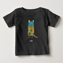 Fun Monsters Personalisiert Baby T-shirt