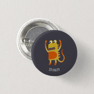 Fun Monsters Personalisiert Button