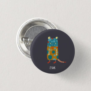 Fun Monsters Personalisiert Button