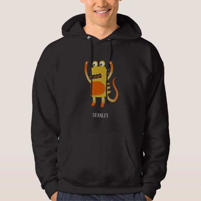 Fun Monsters Personalisiert Hoodie (Vorderseite)