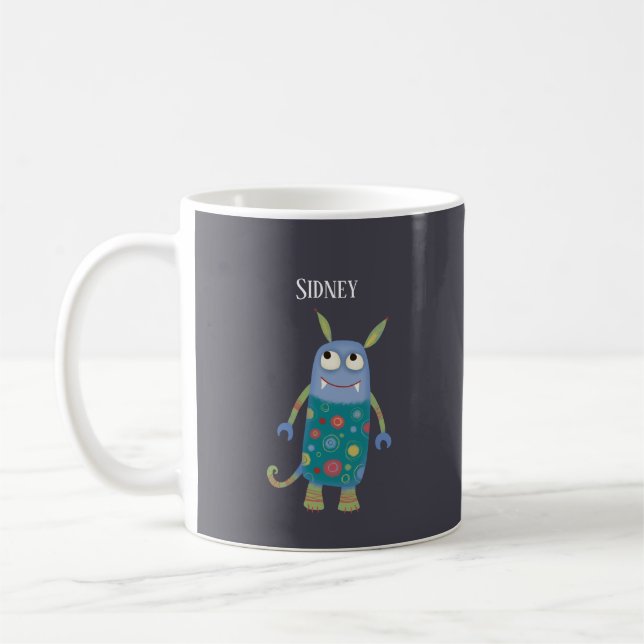 Fun Monsters Personalisiert Kaffeetasse (Links)