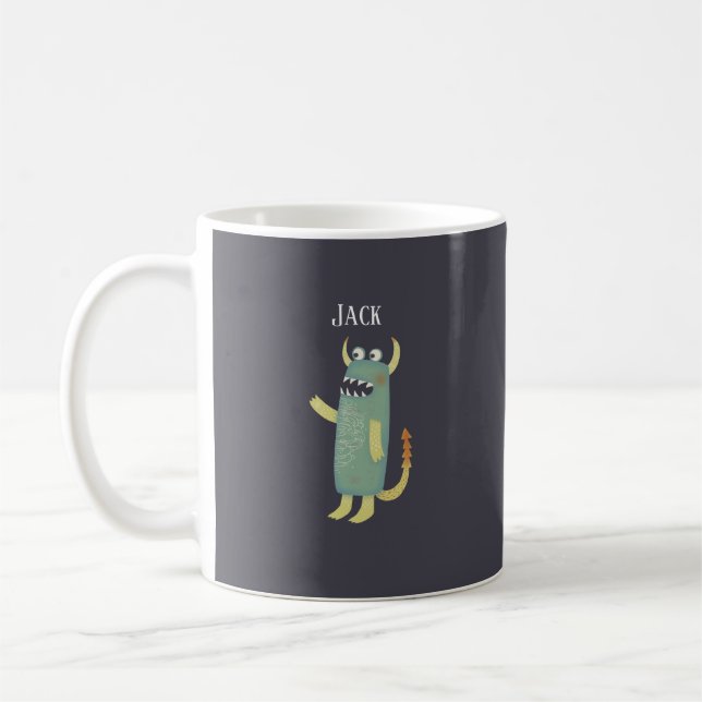 Fun Monsters Personalisiert Kaffeetasse (Links)