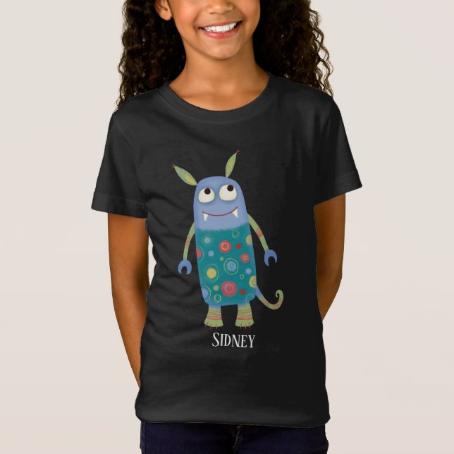 Fun Monsters Personalisiert T-Shirt (Vorderseite)