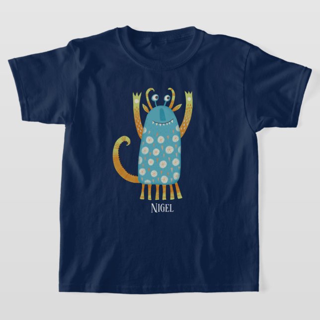 Fun Monsters Personalisiert T-Shirt (Ablage )