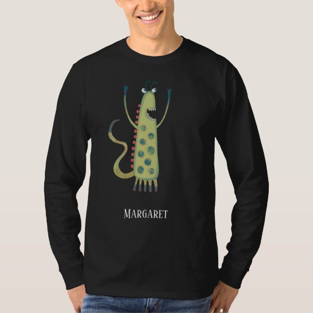 Fun Monsters Personalisiert T-Shirt (Vorderseite)