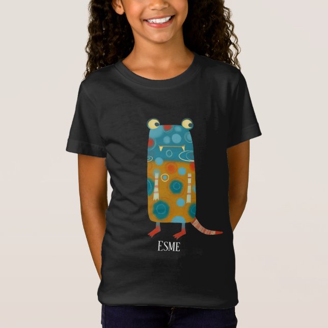 Fun Monsters Personalisiert T-Shirt (Vorderseite)