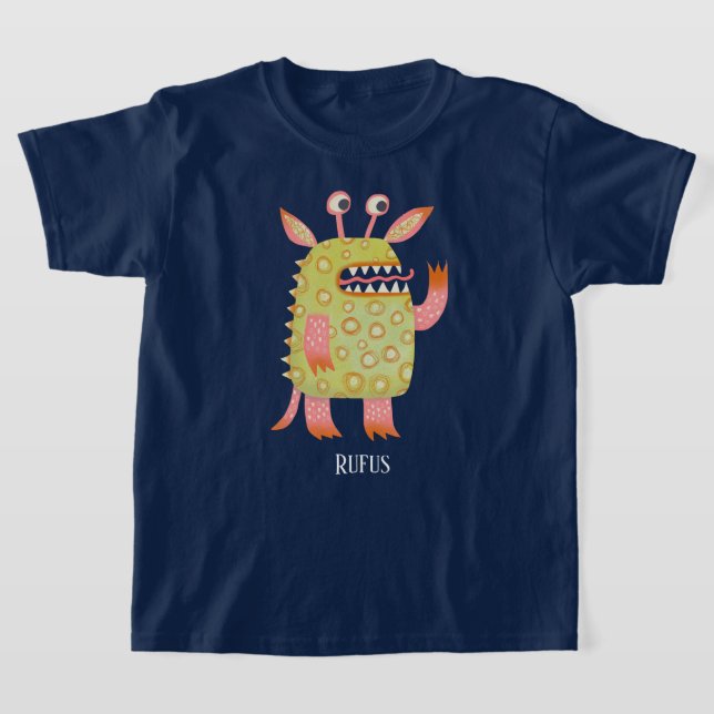 Fun Monsters Personalisiert T-Shirt (Ablage )