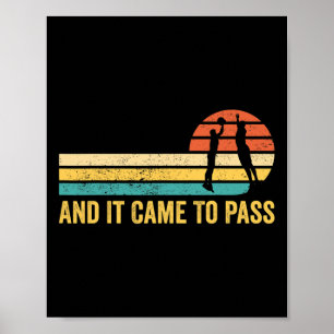 Fun Mormon Missionar Lds Bysketbyll und es kam T Poster