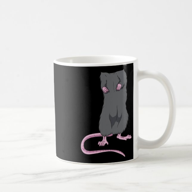 Fun Mouse Kopfloses Halloween Rat Körper Easy Kost Kaffeetasse (Rechts)