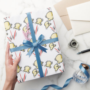 Fun Movie Popcorn Muster Packpapier