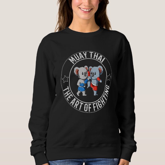 Fun Muay Thai Koala Thai Boxing Sweatshirt (Vorderseite)