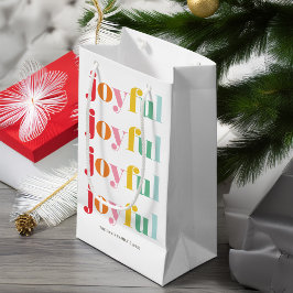 Fun Multicolor "Joyful" Personalisierter Urlaub Kleine Geschenktüte