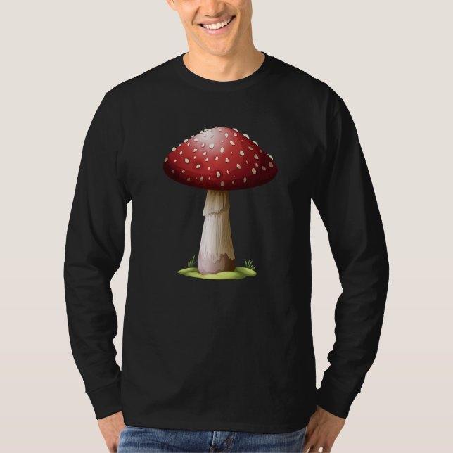 Fun Mushrooms Foraging Mycology Fungi Cool Mushroo T-Shirt (Vorderseite)
