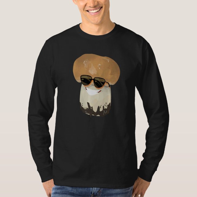Fun Mushrooms Foraging Mycology Fungi Happy Mushro T-Shirt (Vorderseite)