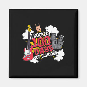 Fun Music Guitar I rockte 100 Tage der Schule Magnet