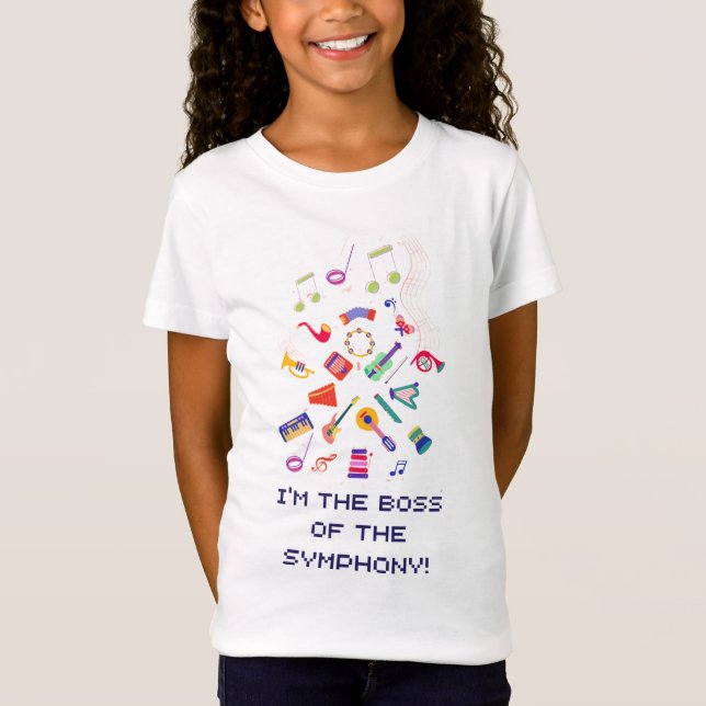 Fun Musical Instruments Kids T-Shirt (Vorderseite)