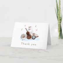 Fun Musician Polar Bear Baby Dusche