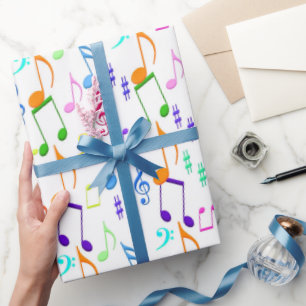 Fun Musiknoten Muster Party Packung Geschenkpapier