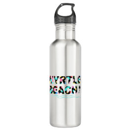 Fun Myrtle Beach, SC Graphic Cool Edelstahlflasche