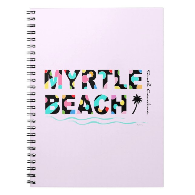 Fun Myrtle Beach, SC Graphic Cool Notizblock (Vorderseite)