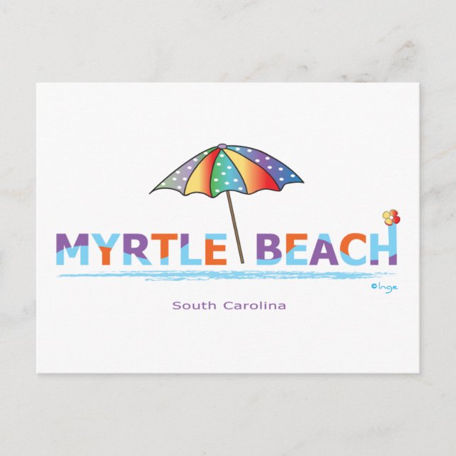 Fun Myrtle Beach, SC Postkarte (Vorderseite)