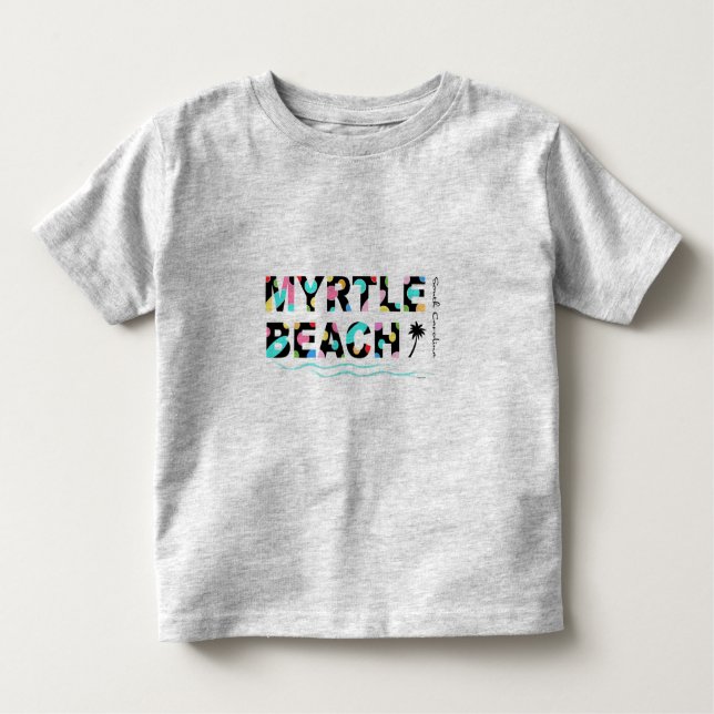Fun Myrtle Beach, SC Summer Graphic Niedlich Kleinkind T-shirt (Vorderseite)