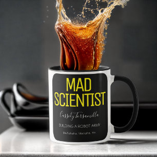 Fun Name Mad Scientist Tasse