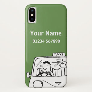 Fun Named Taxi Driver Theme iPhone X Hülle