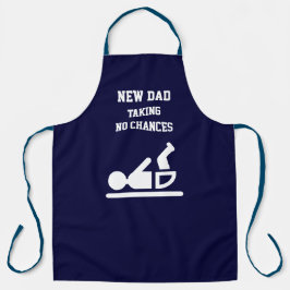 Fun NEW DAD Diaper Duty BLAU Schürze