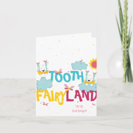 Fun Niedlich Funny Tooth Fairy Personalisiert Dank Karte