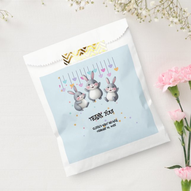 Fun Niedlich Hoppers Bunny Baby Dusche Geschenktütchen (Versiegelt)