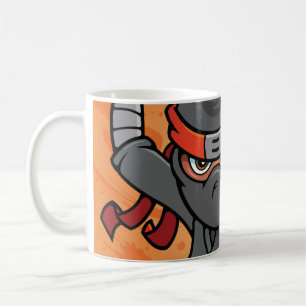 Fun Ninja Design Kaffeetasse