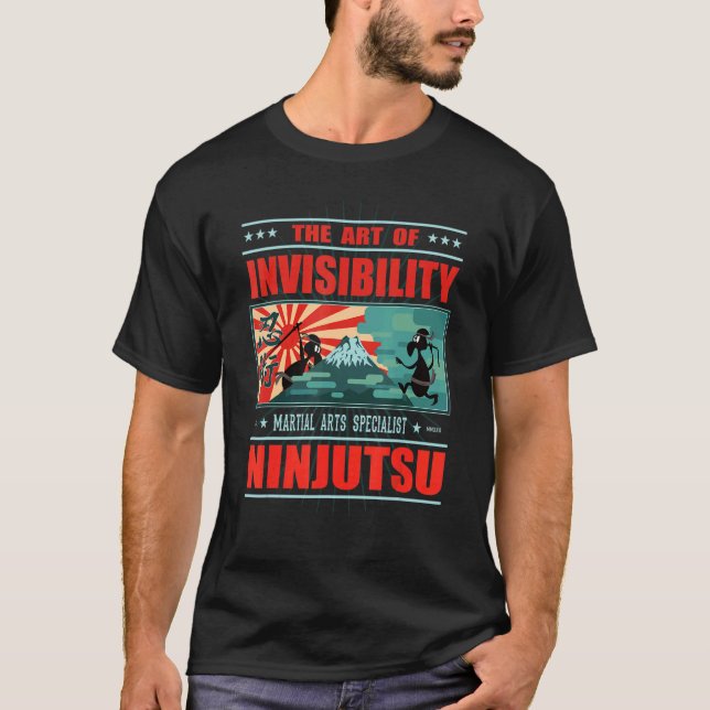 Fun Ninjutsu die Unsichtbarkeit T-Shirt (Vorderseite)