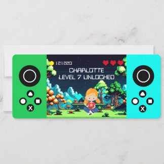 Fun Novelty Computer Game Geburtstagsparty Einladung