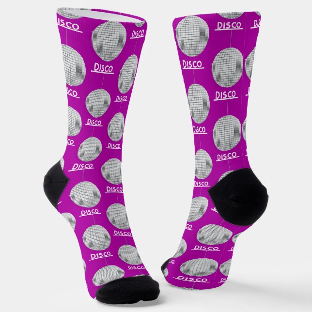 Fun Novelty Disco Ball Socken (Gewinkelt)